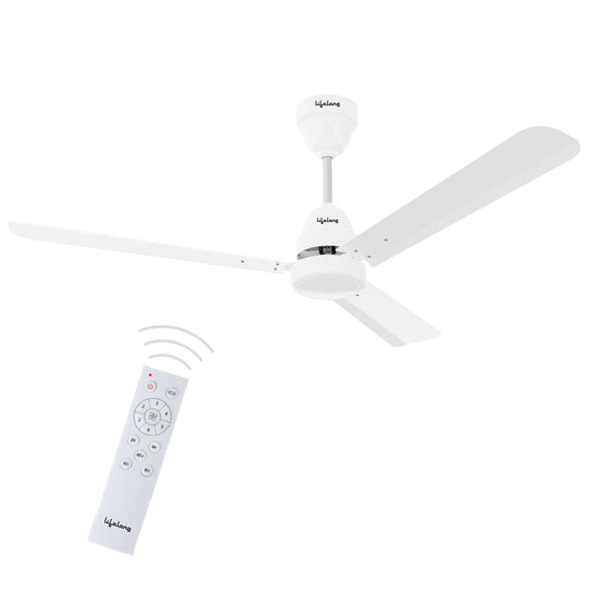 Lifelong 1200Mm Bldc Ceiling Fan For Home (48Inch)-35-Watt Smart Fan With 350 Rpm High Speed-Up To 60% Energy Saving 5-Star Rated Noiseless Fan-Remote Control Fans For Home Ceiling (Llcfbl903)