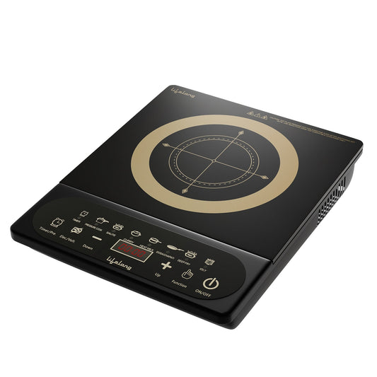Electric Induction Stove 2100W with Touch Panel & Surge Protection