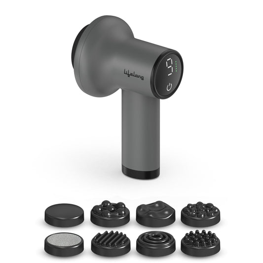 Lifelong LLWM27 Wireless manipol Hand Massager: Percussion Therapy, 8 Heads, LED Display, 4000mAh