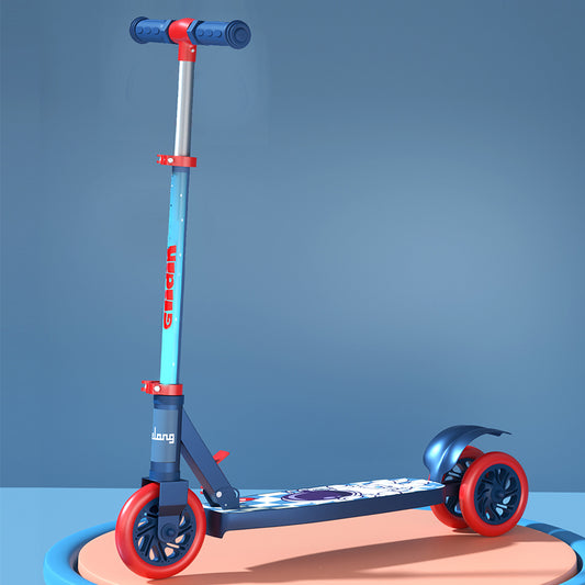 Lifelong Kids Foldable Scooter - 3-Wheel (Blue/Red)