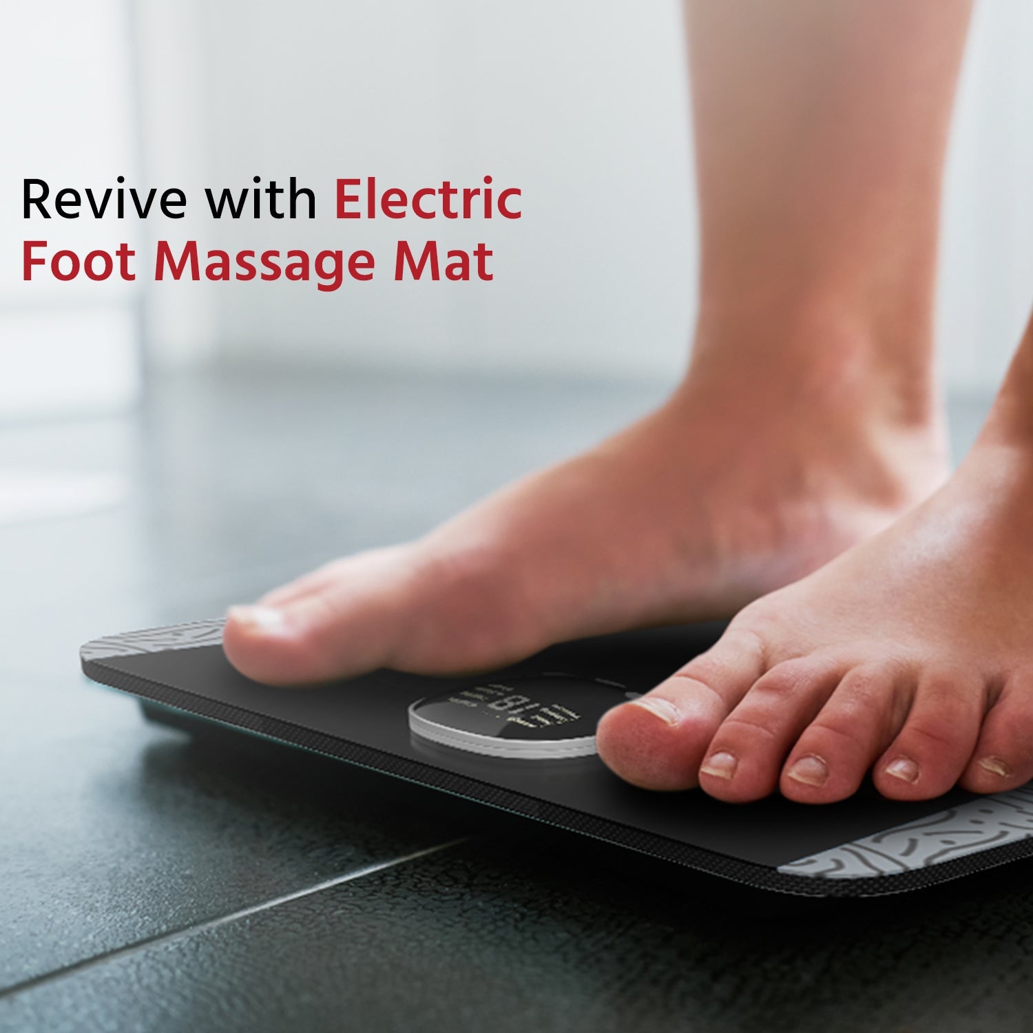 Lifelong EMS Foot Massager - 8 Modes, 19 Levels, Wireless & Rechargeable