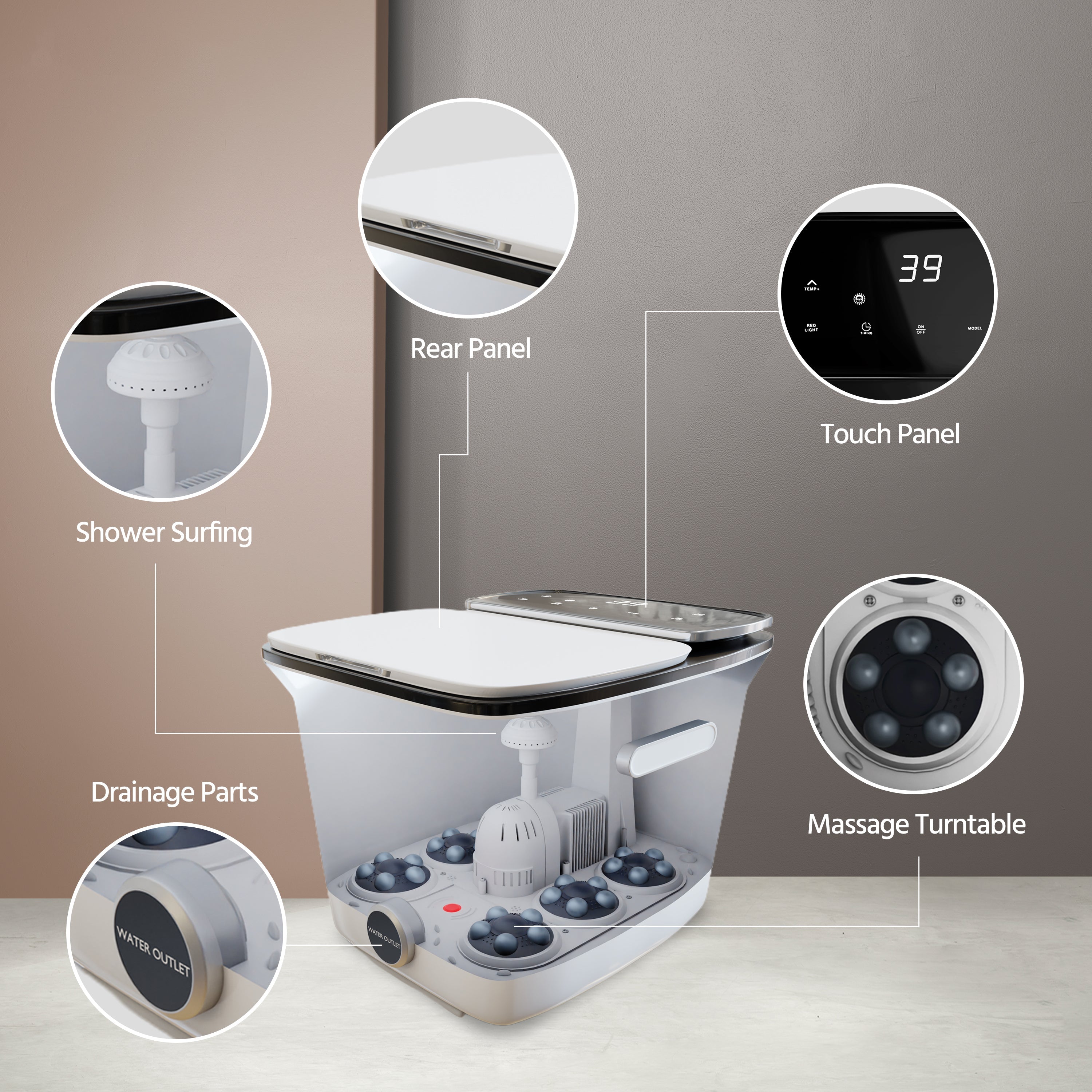 Premiun Foot Spa Massager Machine