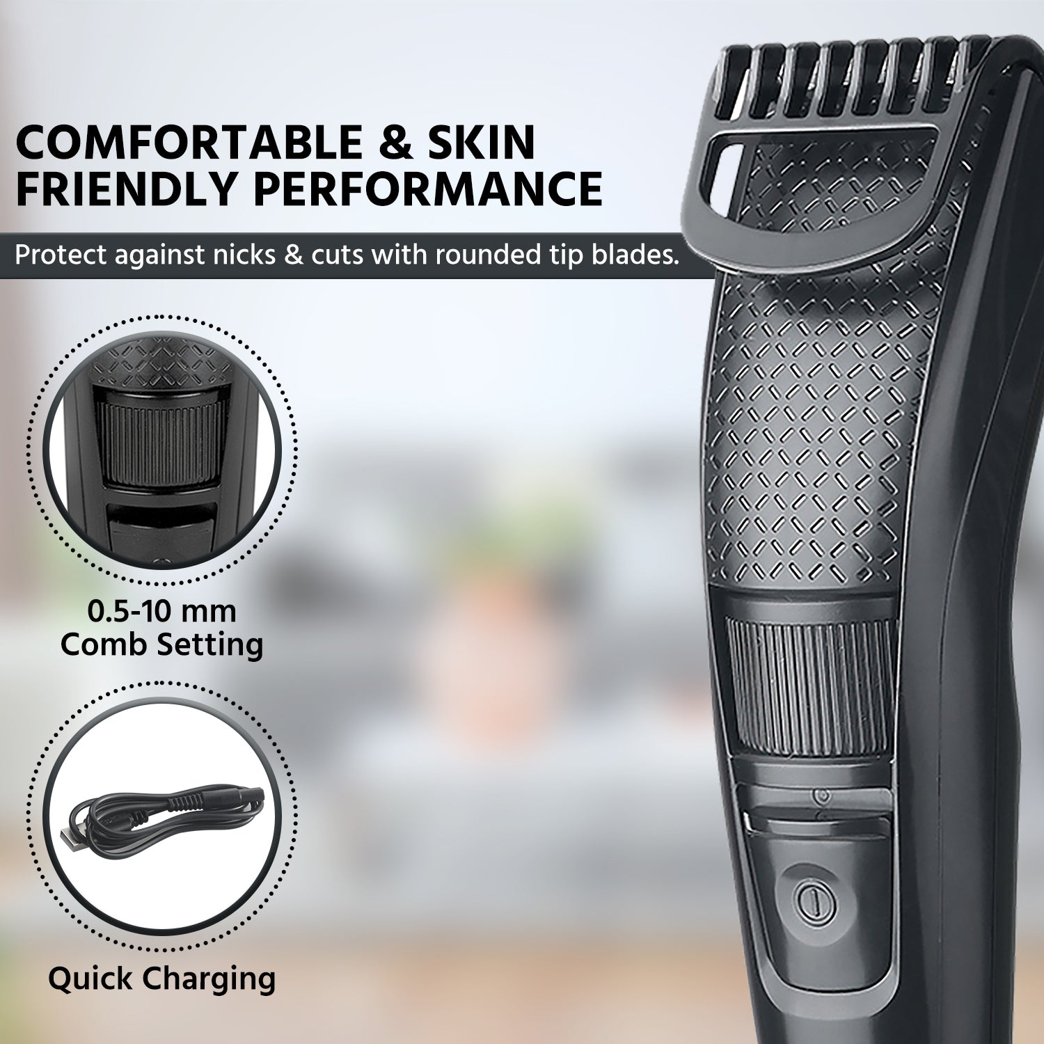 Lifelong LLPCM13 Cordless Beard Trimmer