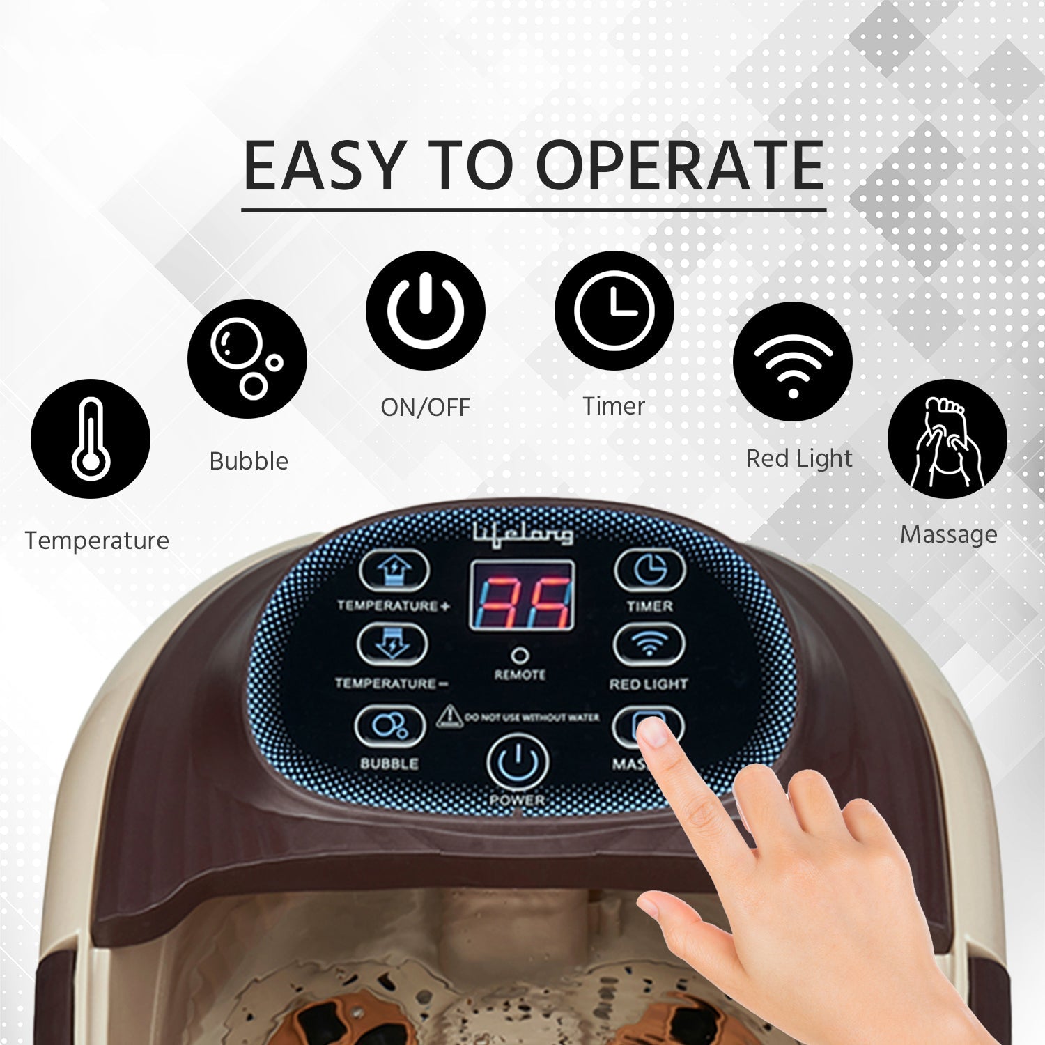 Electric Foot Spa Massager