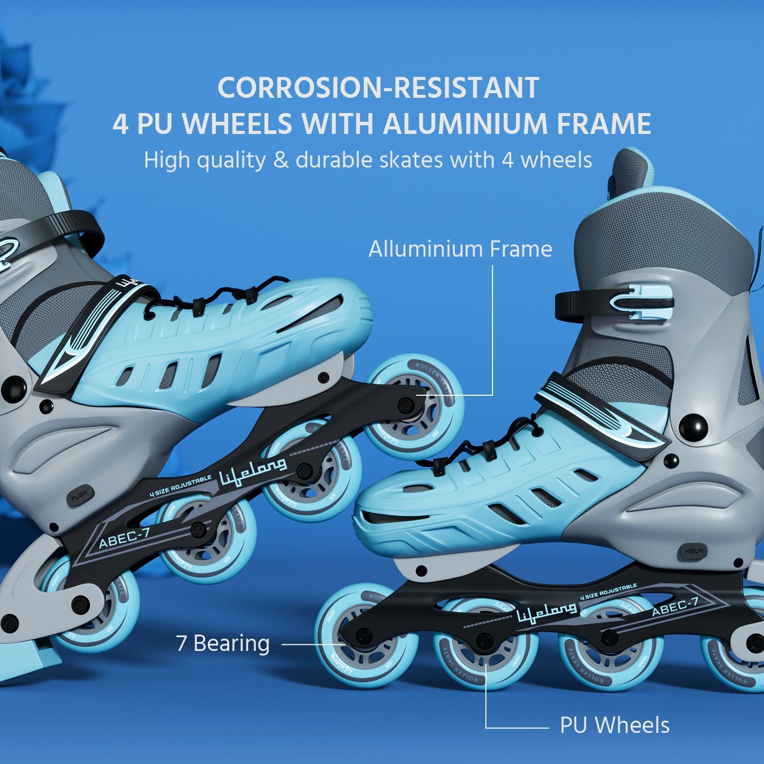 4 Wheeled Inline Skates