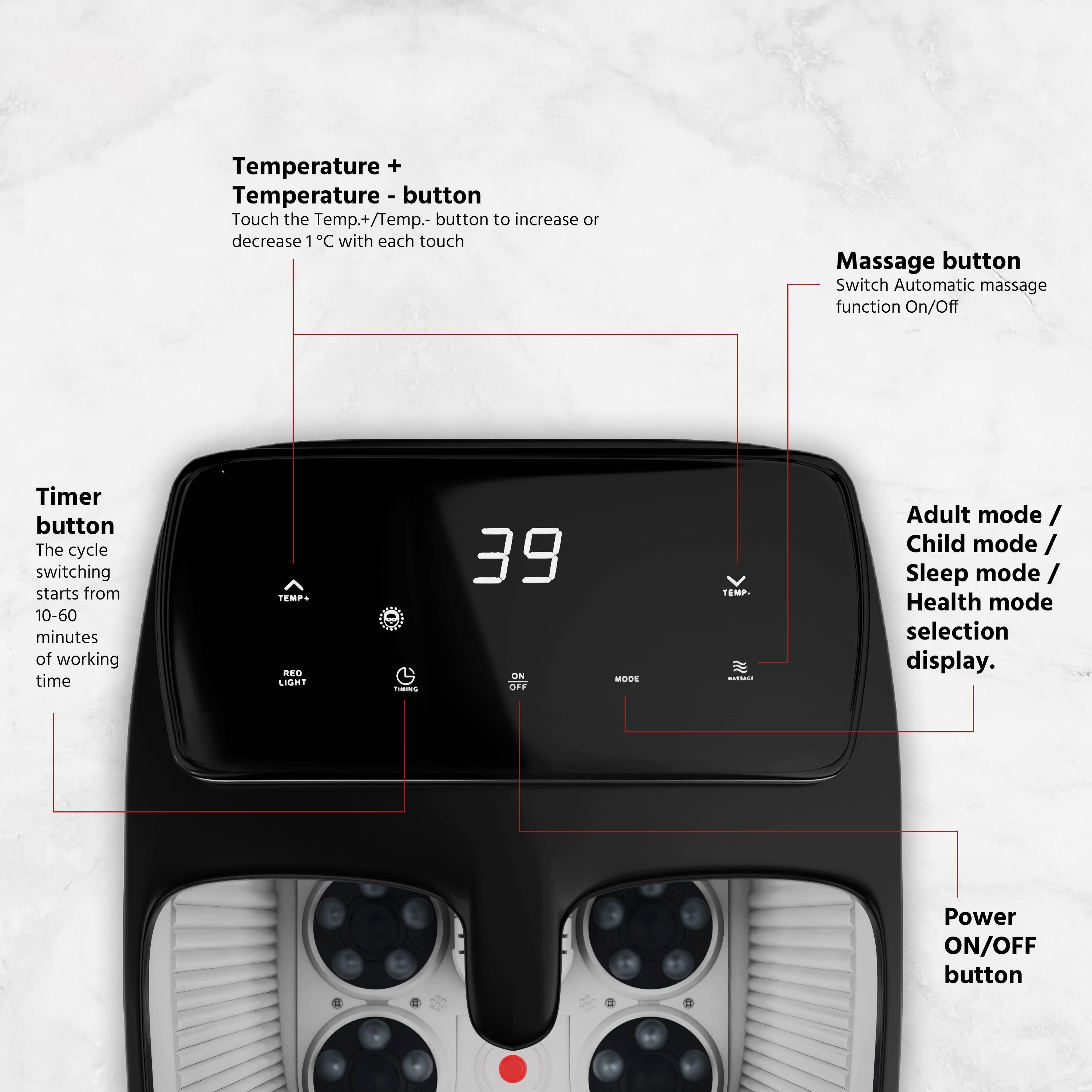 Premiun Foot Spa Massager Machine