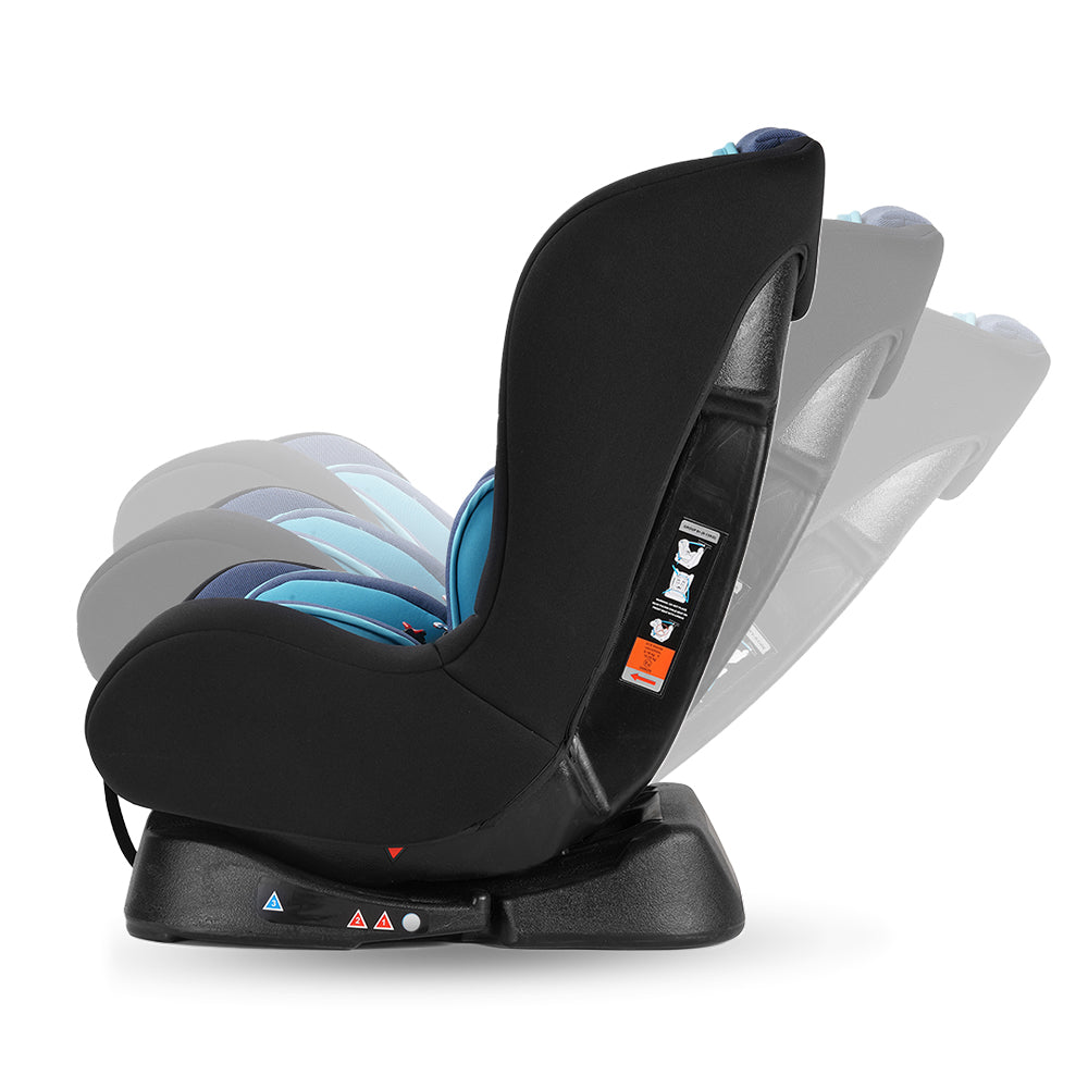 Lifelong Cuppy Baby Car Seat of 0 to 7 Years Age Safety Certified Growing Car Seat for Kids (Blue grey)