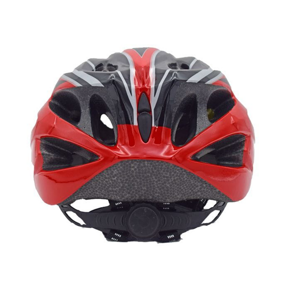 LLFAH06 Adjustable Cycling Helmet with Detachable Visor (Red/ Black)
