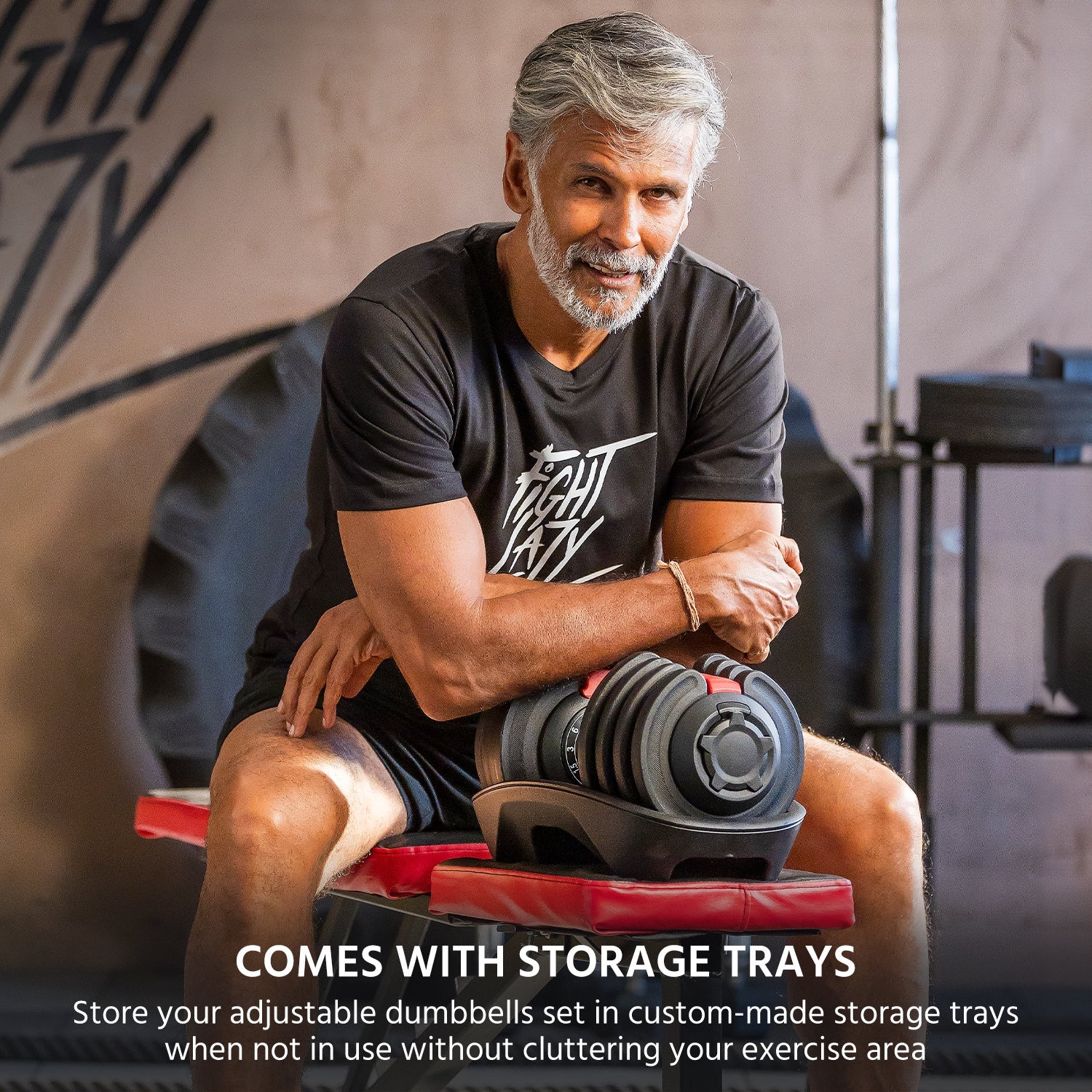 Lifelong Adjustable Dumbbell (1.5kg-18kg) - Home Gym Equipment