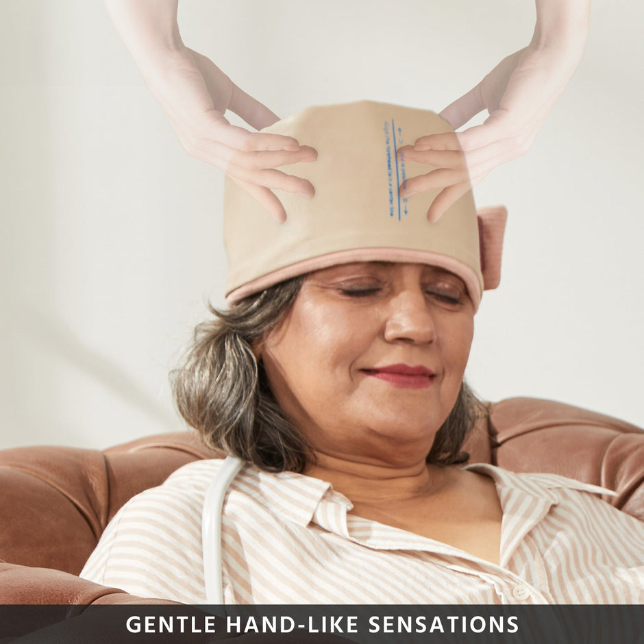 Lifelong Wireless Head Massager (LLM936) Corded Electric Device with Vibration, Kneading & Air Compression