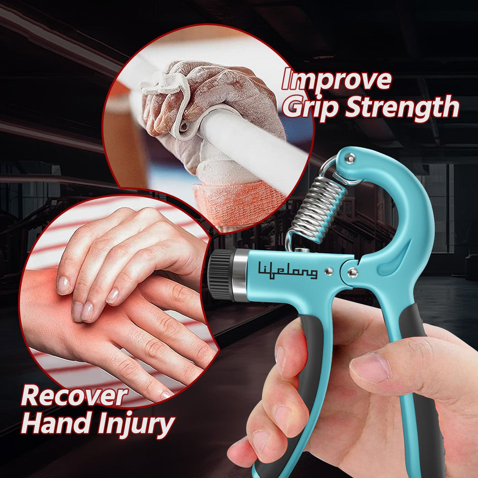 LLFAHG001 Adjustable Hand Grip Strengthener, Hand Gripper for Men & Women