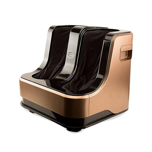 Leg, Foot & Calf Massager – 80W with Rolling & Kneading Functions (Brown)