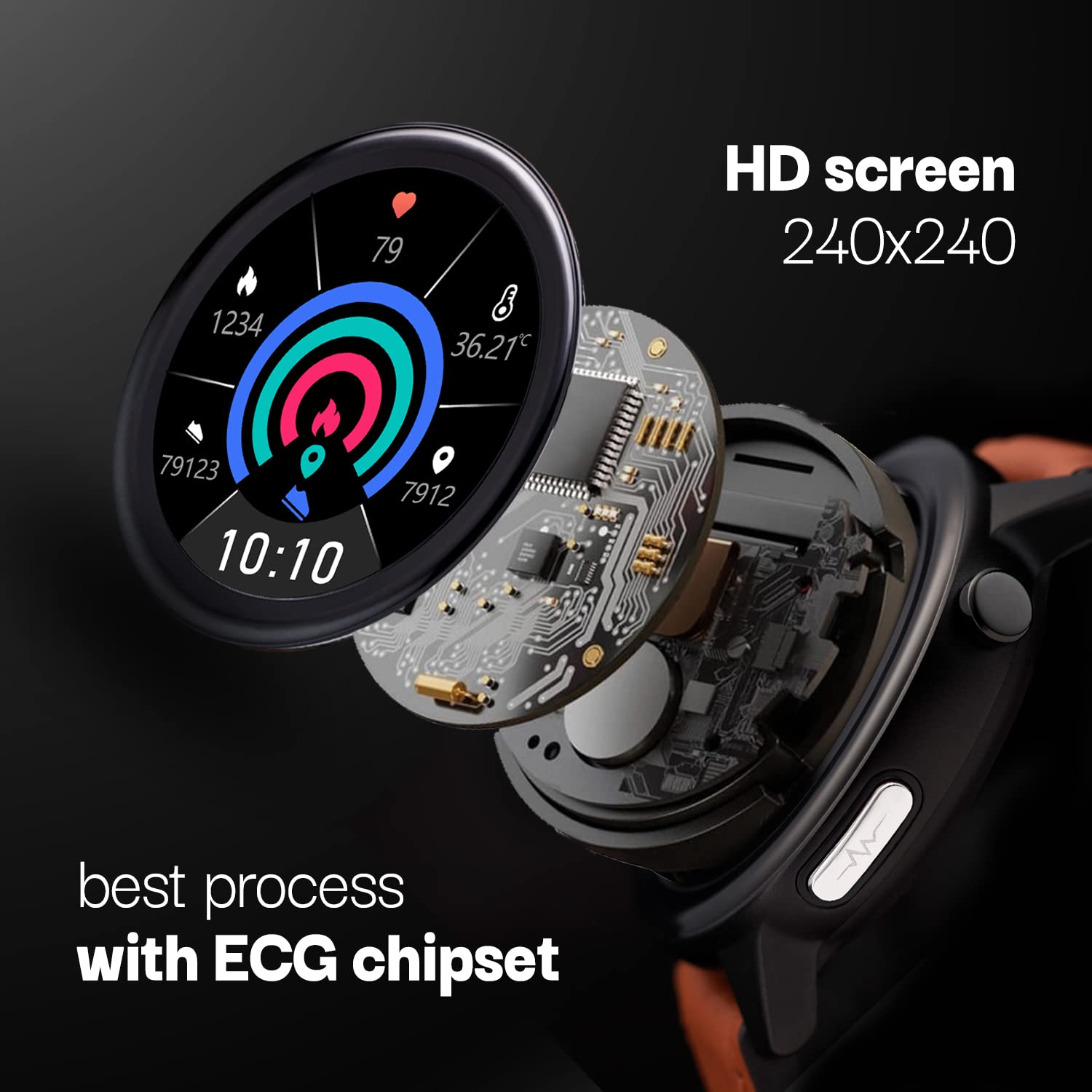 Vibez By Lifelong Xena SmartWatch For Men With Hd Display