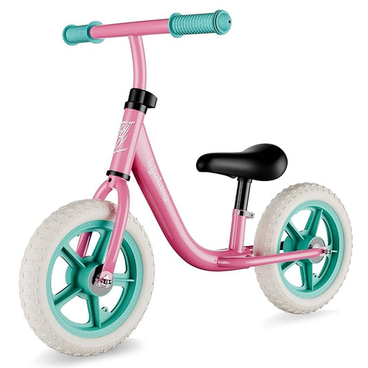 Lifelong Kids Balance Bike 1.5–3Y – Pedal-Free, Crash Guard, Pink (LLBB01)