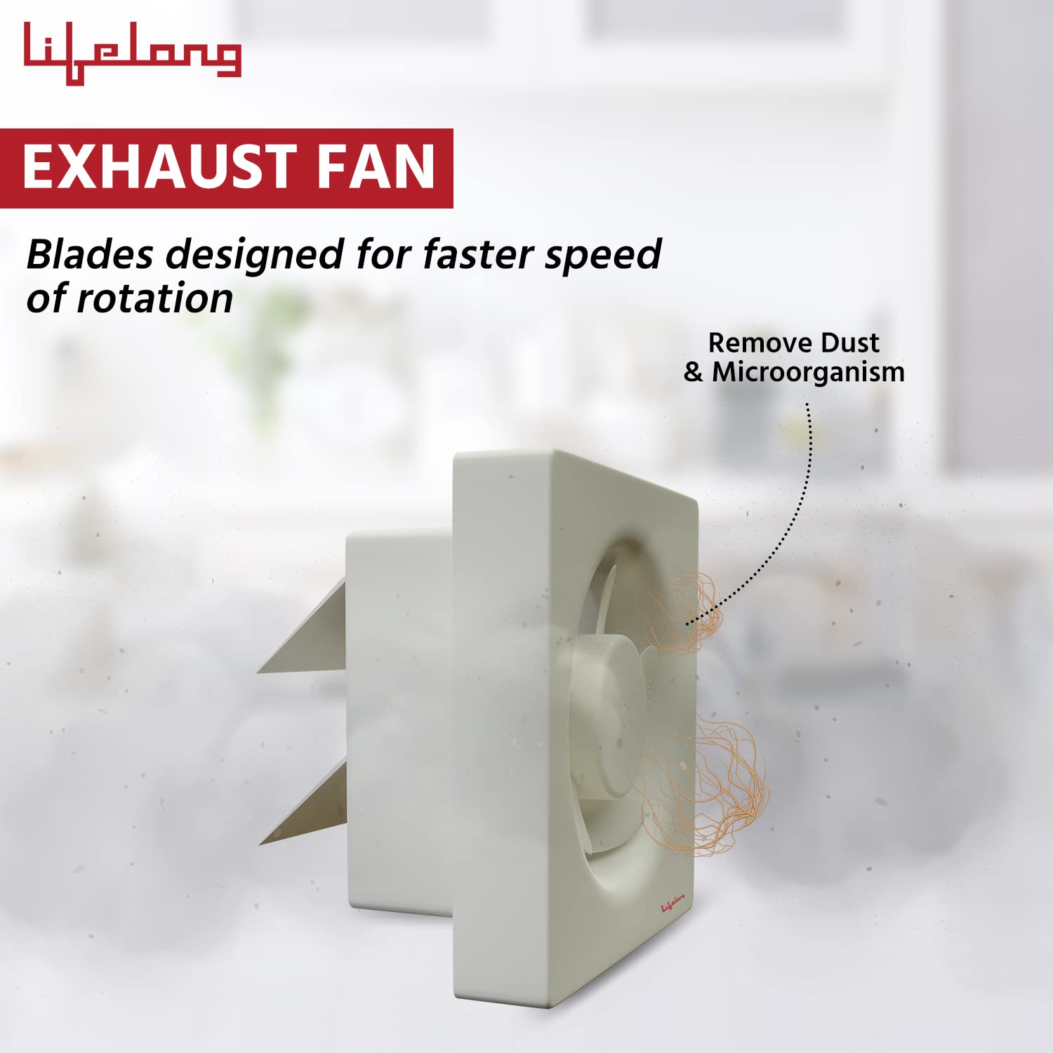 Lifelong 150 mm Exhaust Fan for Kitchen and Bathroom