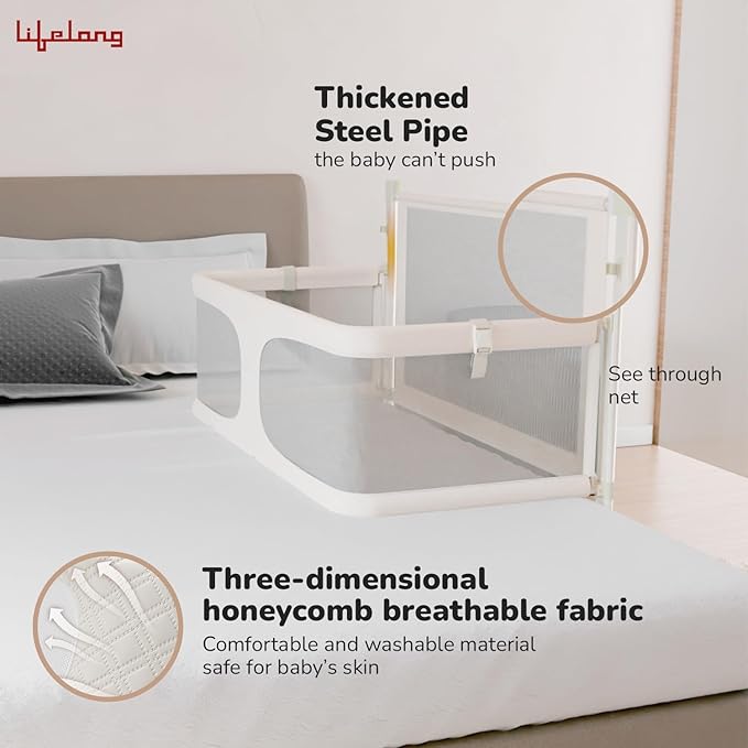 Cuppy 3-in-1 Baby Crib & Bassinet – Portable Bedside Co-Sleeper with Mesh Window