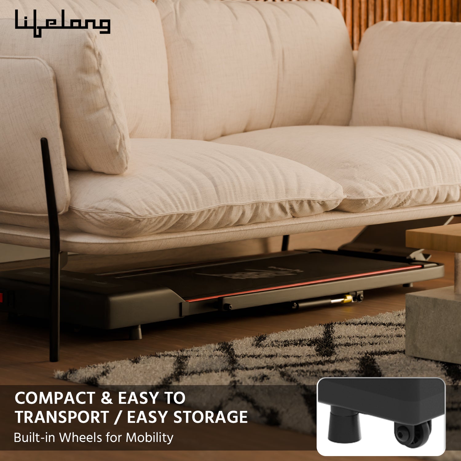 2.5HP Walking Pad Treadmill