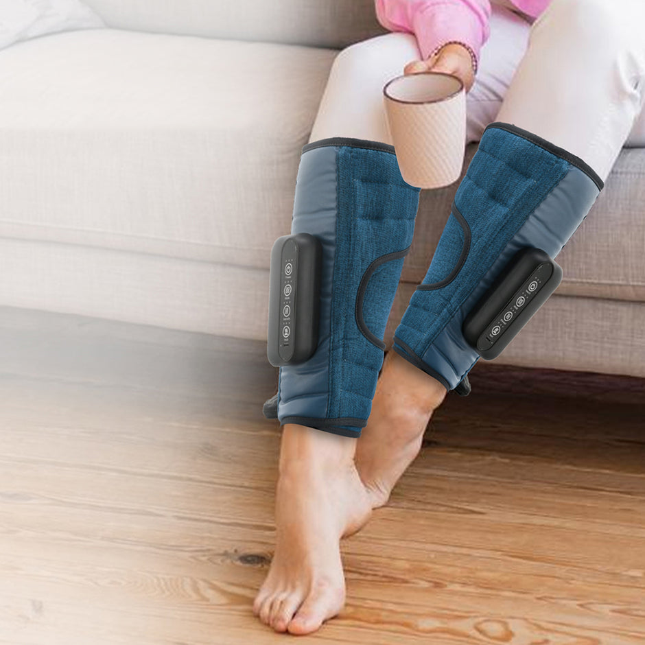 Wireless Air pressure Calf & Arms Massager(Blue)