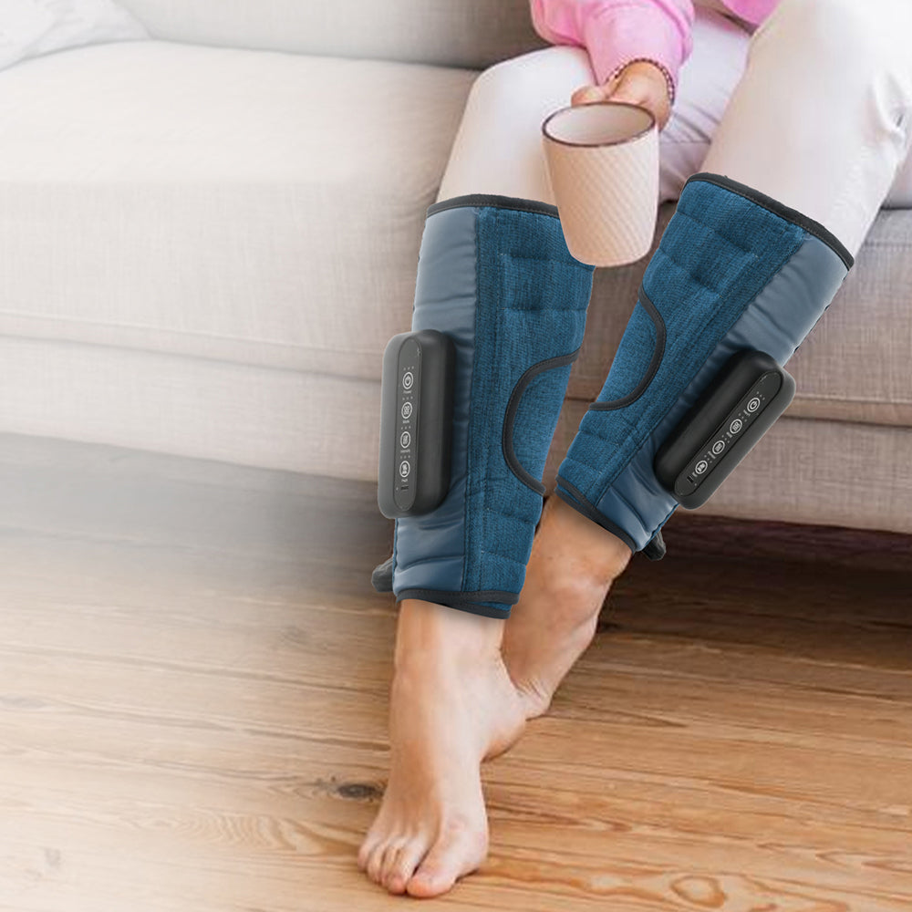 Wireless Air pressure Calf & Arms Massager(Blue)