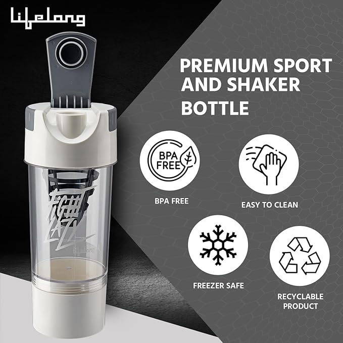 Lifelong Yoga Block – Dual Colour EVA Foam Brick, Balance & Support (1 Pc)