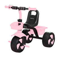 Kids Tricycle with Front and Rear Baskets