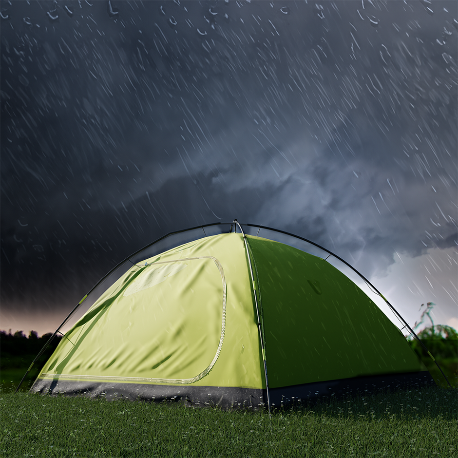 Lifelong 2-3 Person Polyester Dome Water proof Tent for Camping and Hiking with Back Window and top ventilation