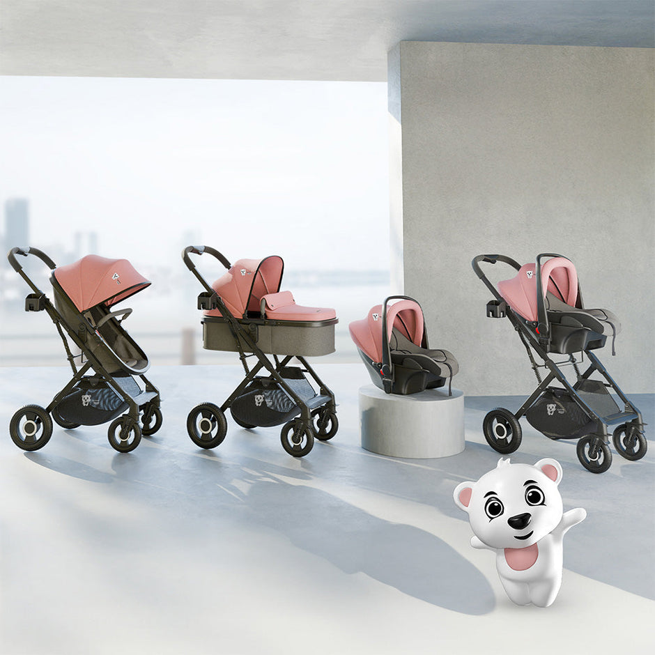 LifeLong Cuppy 5 in 1 Travel System , Stroller , Bassinet , Carry on Bassinet , Car Seat and Carry Cot