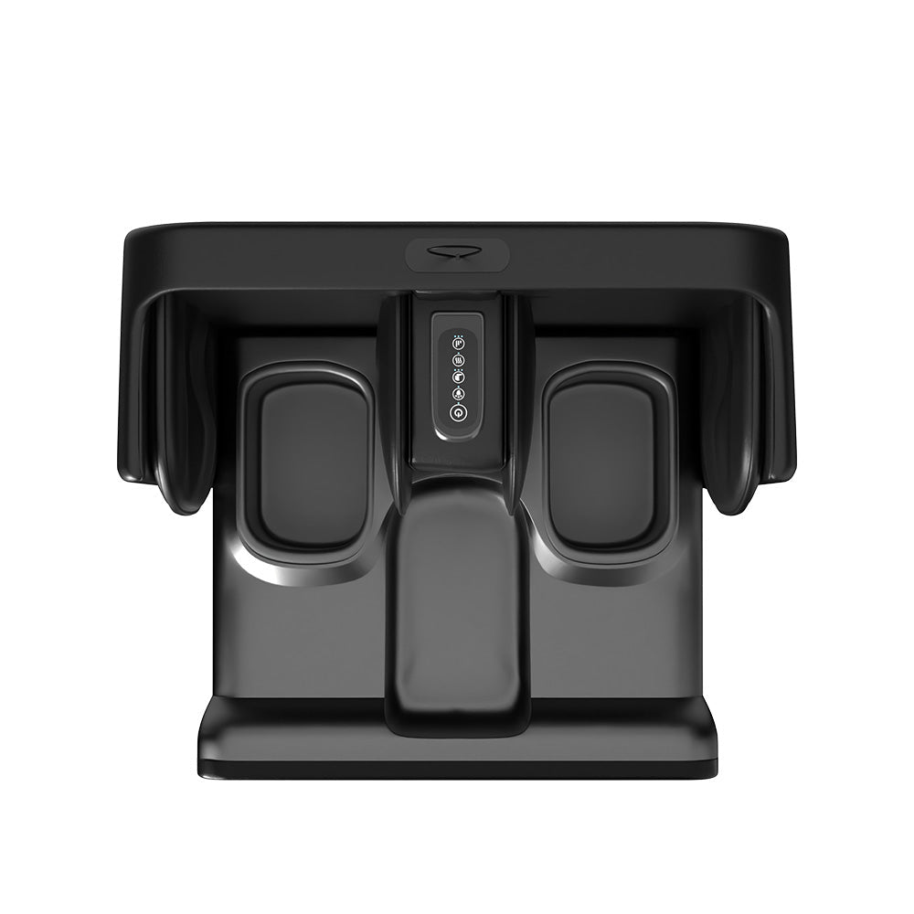 Foldable 2-in-1 Leg & Foot Massager with Ottoman Rest