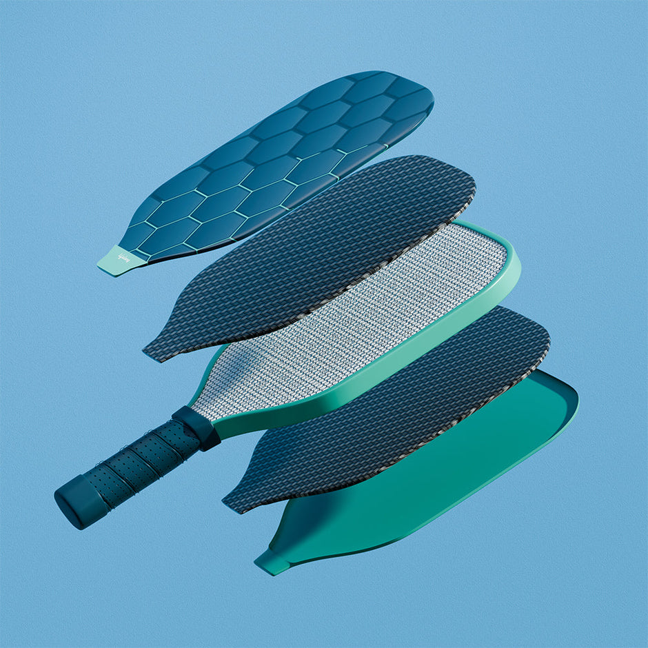 Lifelong Pickle ball Paddle with 4 Pcs balls & carry bag | Fiberglass material | Pickle Racket Set