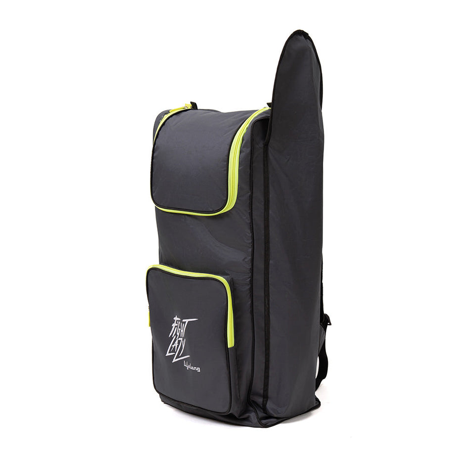 Lifelong Cricket Kit Bag | Dedicated Bat Pocket | Durable Construction | Adjustable Shoulder Straps - Grey Colour