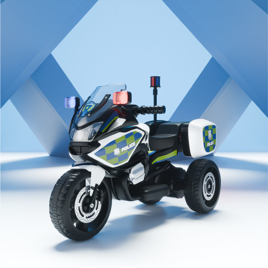 Lifelong Kids Electric Police Bike Ride On with Siren & walkie talkie