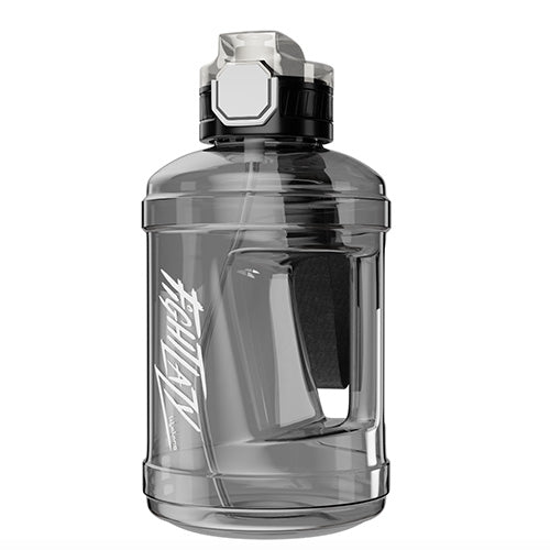 Lifelong 1.6L Gallon Water Bottle, Gym & Sports Bottle for Men, Women & Kids (Plastic, Black)