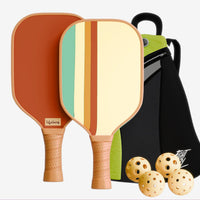 Fiberglass Pickleball Paddle Set with Carry Bag