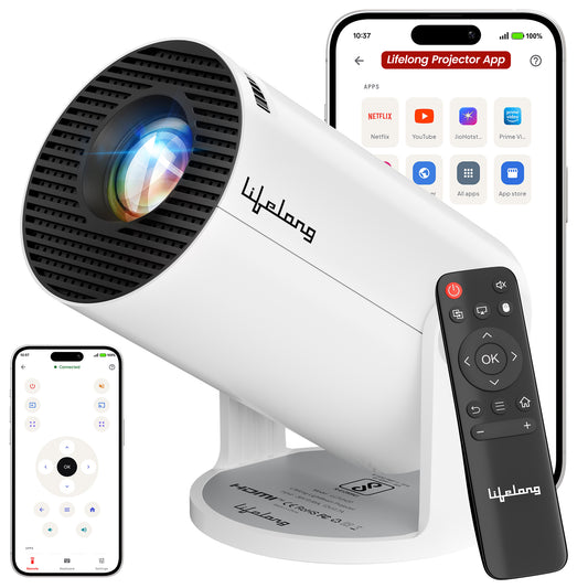 Lightbeam Android 14 Smart LED Projector