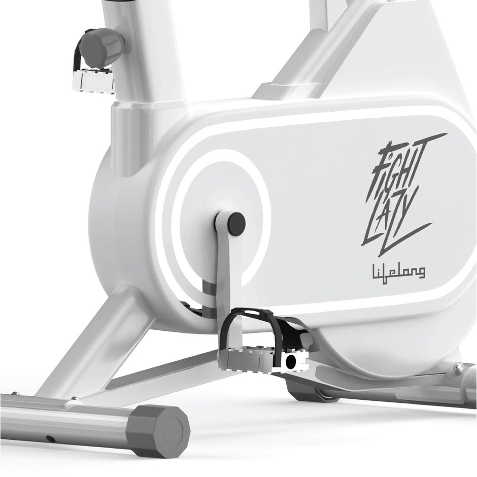 Fit Pro Spin Bike — 120 kg Capacity | 7 kg Flywheel | 12 Resistance Levels | Heart‑Rate LCD