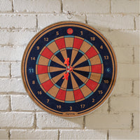 Lifelong wooden 12inch double sided dartboard with 4darts