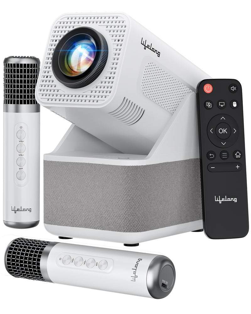 ROAR Smart Projector with Dual Wireless Mics