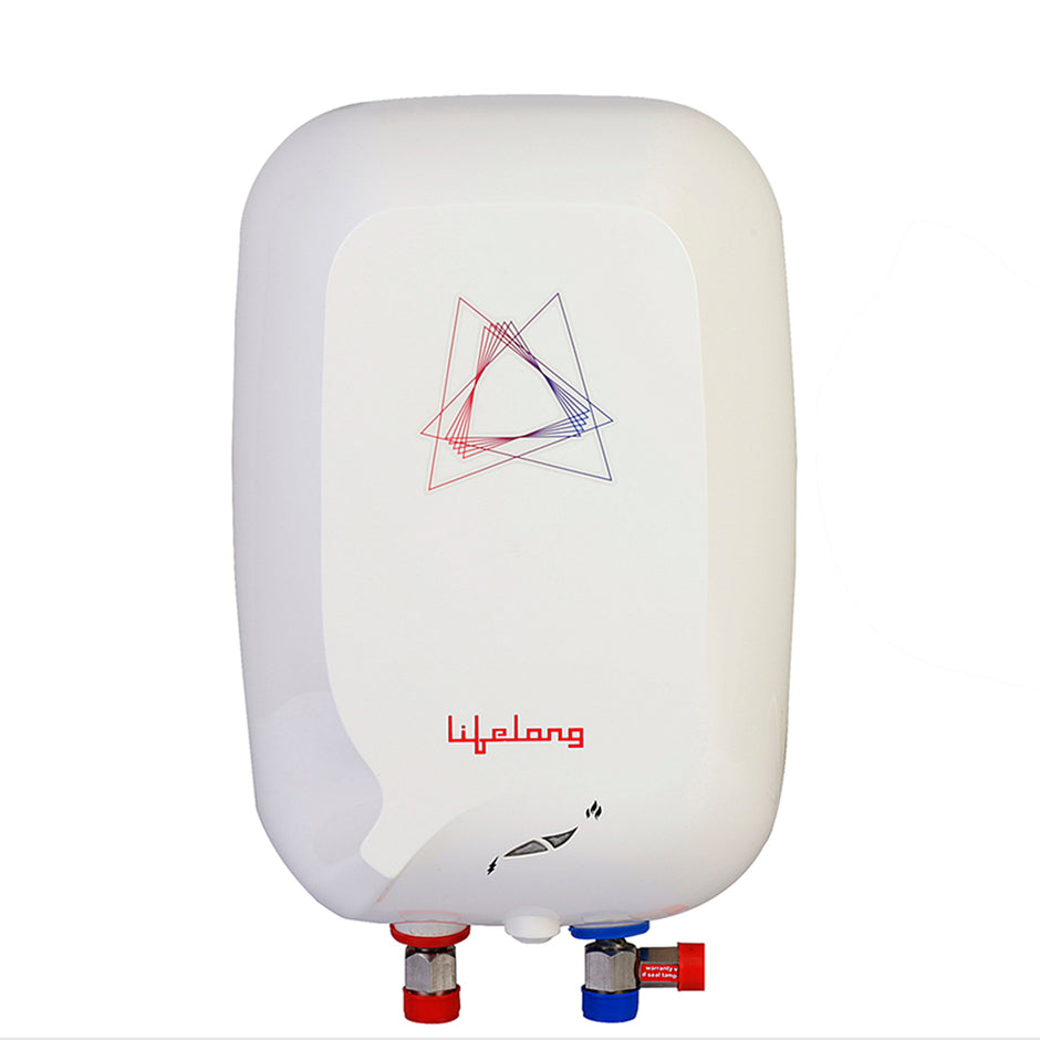3 litre Instant Geyser - Instant Water Heater for Home - 3000 W Electric Geyser with 4 Level Advance Safety Suitable for Kitchen & Bathroom