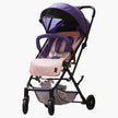 Lifelong Cuppy Baby Stroller , Baby Pram , Carbon Steel, 5 point harness belt, 3 reclining functions. (Blue)