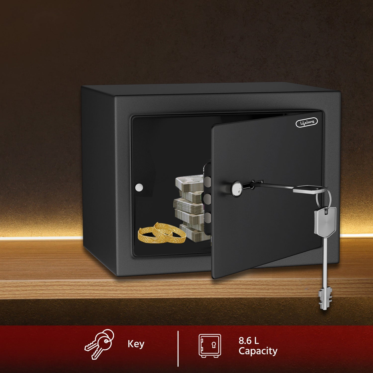 8.6L Home Safe Locker