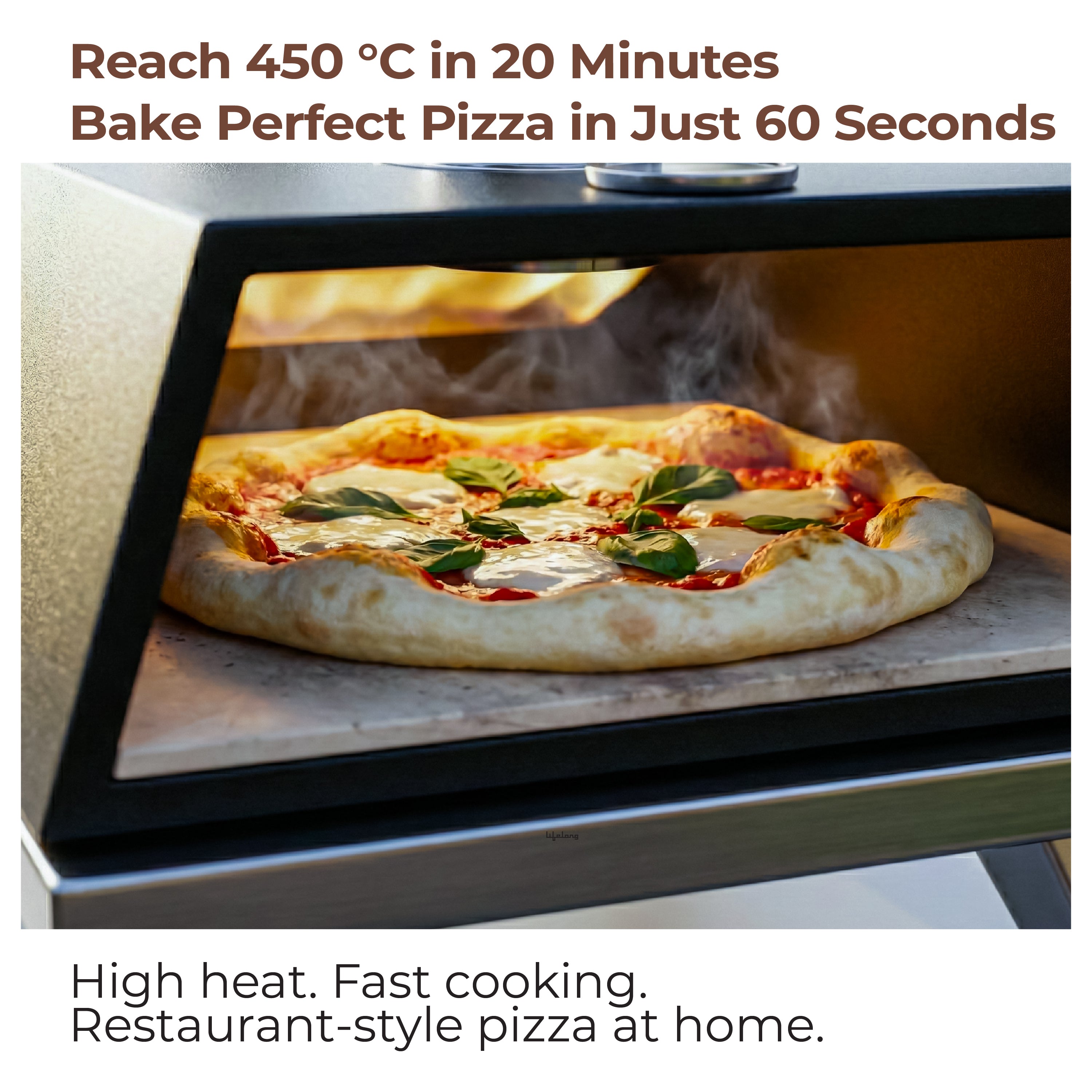 Lifelong Portable Wood Pizza Maker for Home