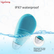 Lifelong Facial Cleansing Brush, Rechargeable Electric Handheld Face Massager, Waterproof Ultra Hygienic Soft Silicone Face Scrubber
