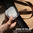 Pocket Power Wireless Charger 23 W 4 in 1 Foldable Magsafe Charger for iPhone 15/14/13/12 Series, Apple Airpods, Apple Watch, Fast Charging, 3 Outputs, Led Indicator, White