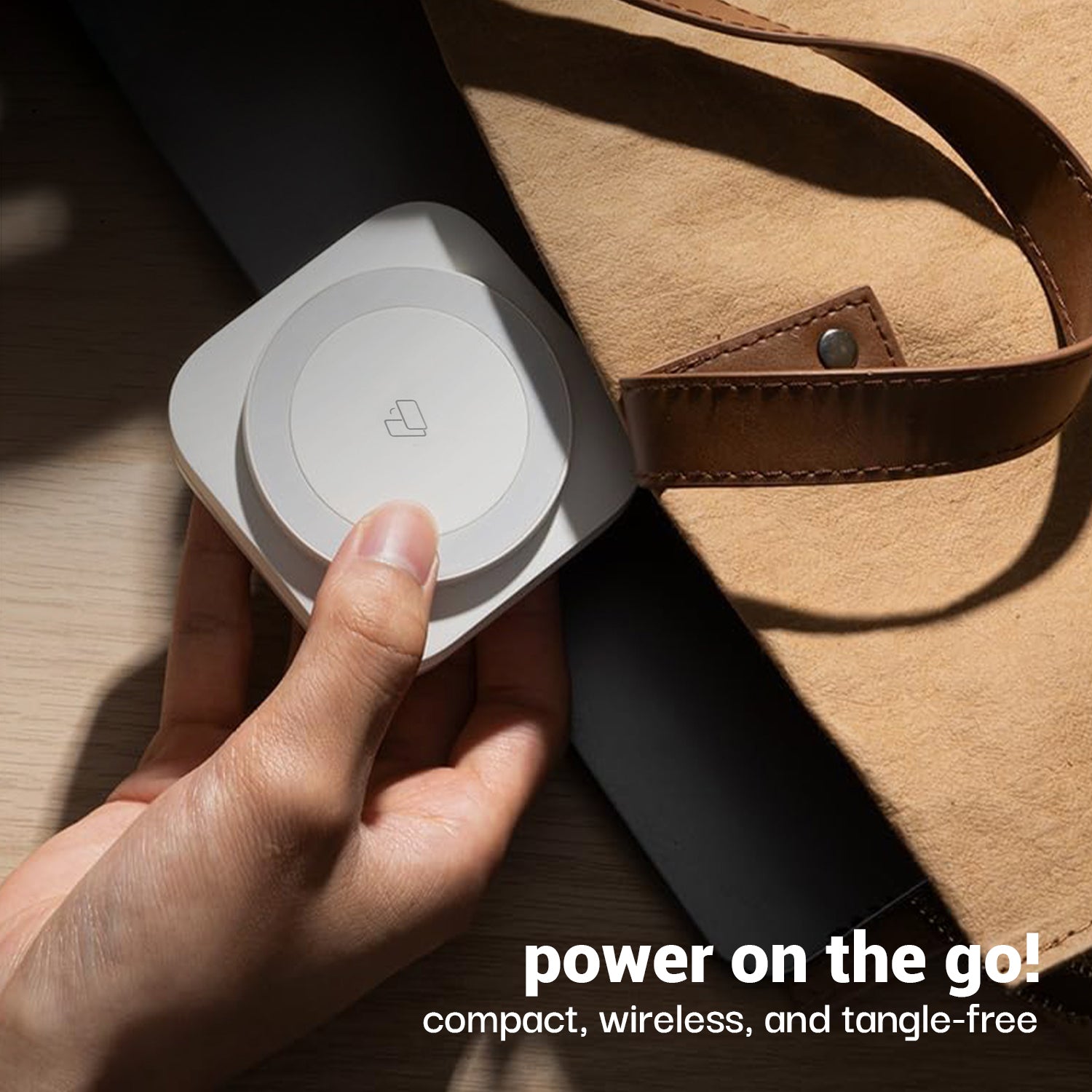 Pocket Power Wireless Charger 23 W 4 in 1 Foldable Magsafe Charger for iPhone 15/14/13/12 Series, Apple Airpods, Apple Watch, Fast Charging, 3 Outputs, Led Indicator, White
