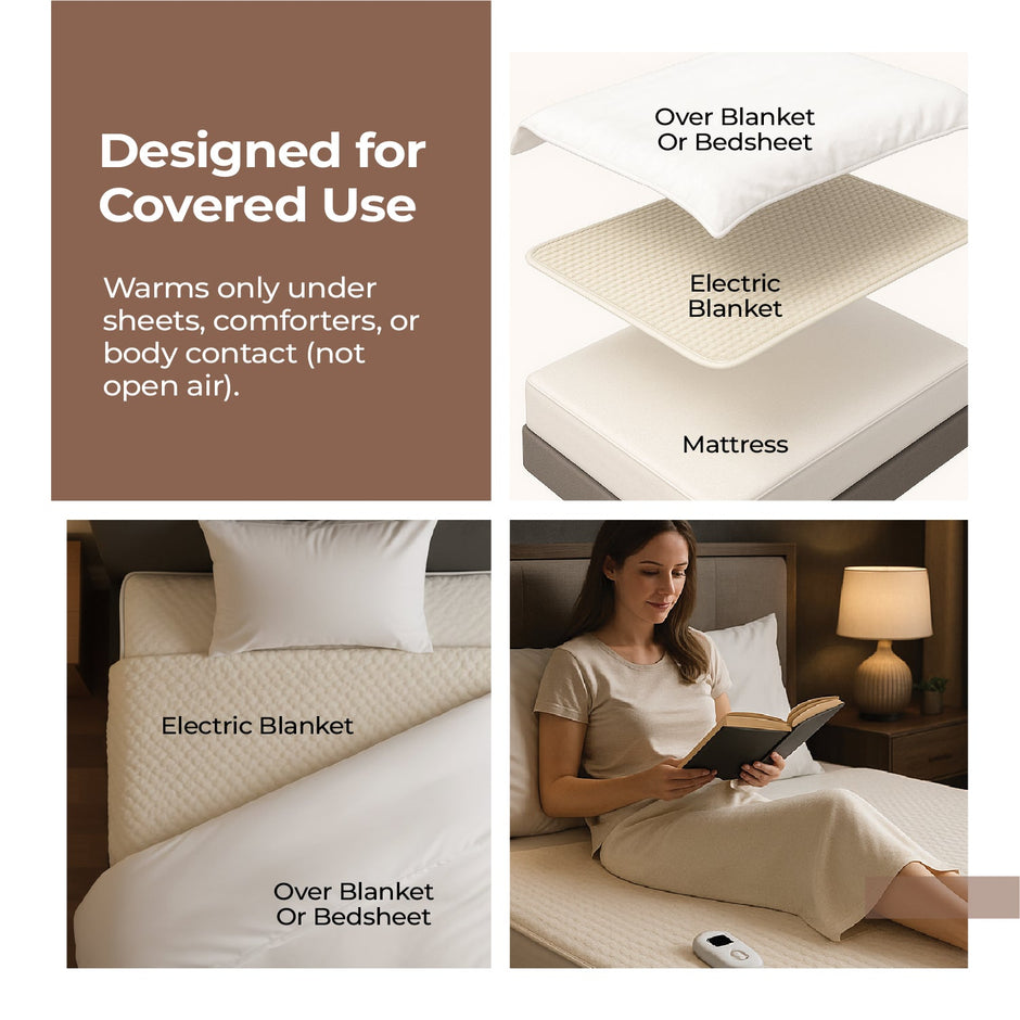 Lifelong Electric Under Blanket - Single Bed - LLEUB09