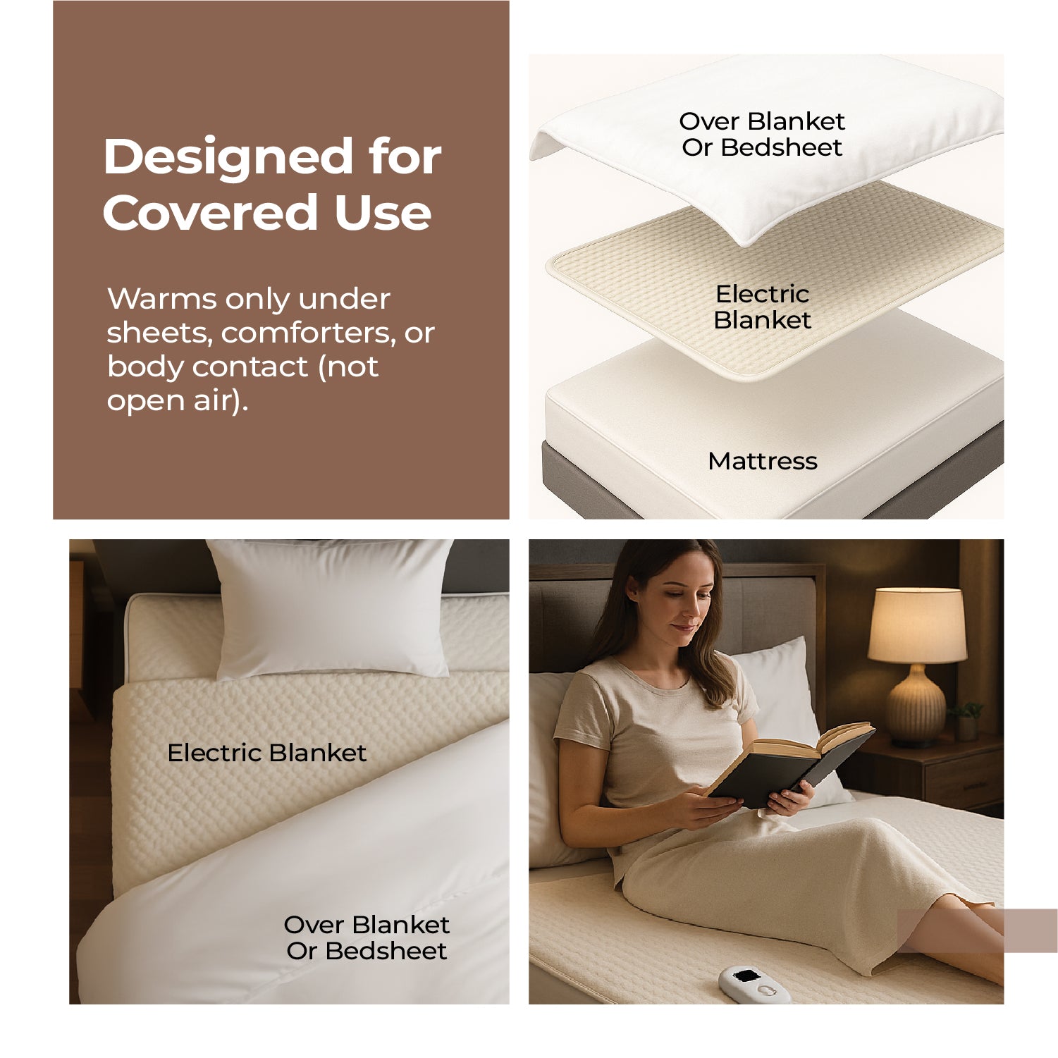 Lifelong Electric Under Blanket - Single Bed - LLEUB09