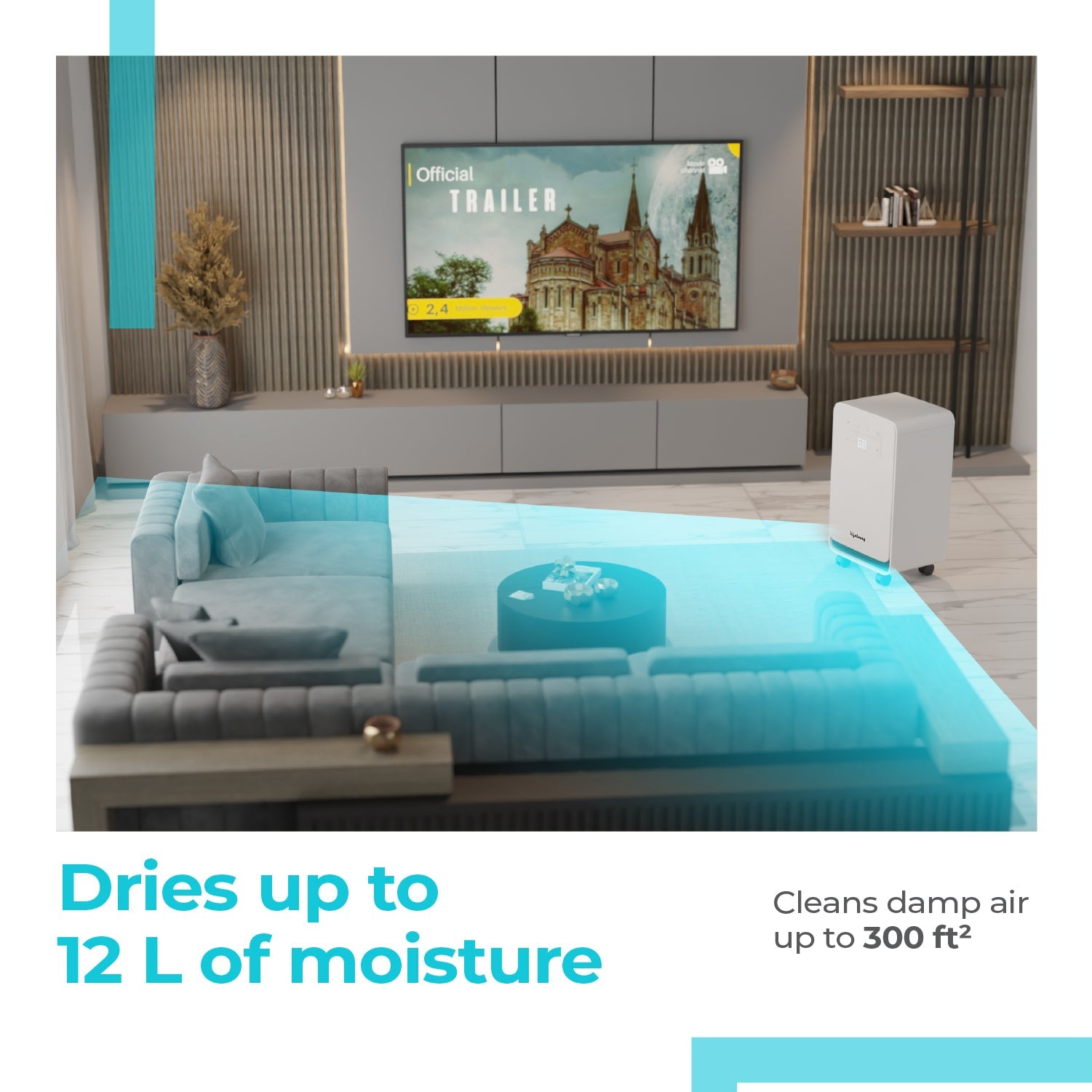 Lifelong Dehumidifier - LLEDH09