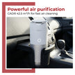 Lifelong Car Air Purifier with HEPA 13 & Carbon Filter | Portable Auto Air Cleaner | 3 Speed, Low Noise, LED Light (White)