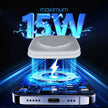 Pocket Power Wireless Charger 23 W 4 in 1 Foldable Magsafe Charger for iPhone 15/14/13/12 Series, Apple Airpods, Apple Watch, Fast Charging, 3 Outputs, Led Indicator, White