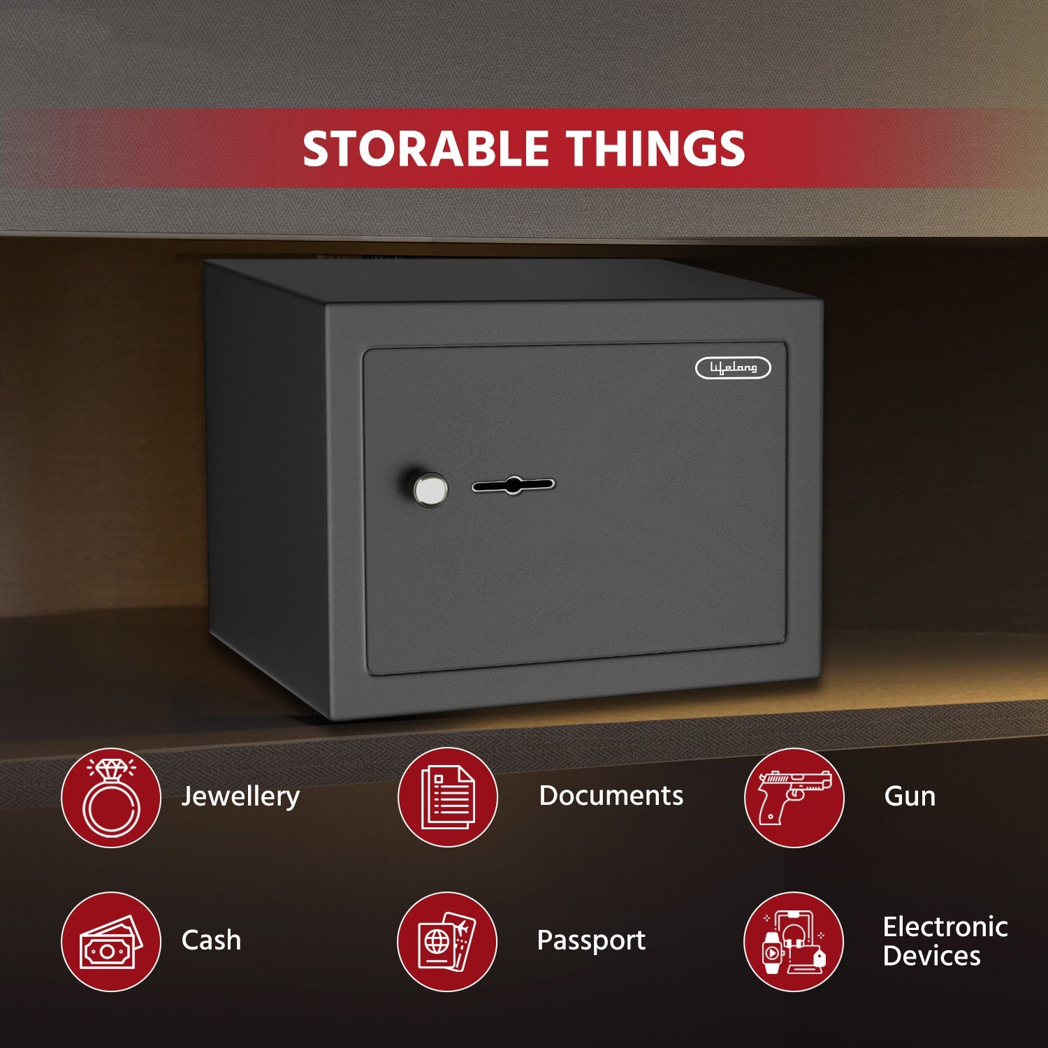 8.6L Home Safe Locker